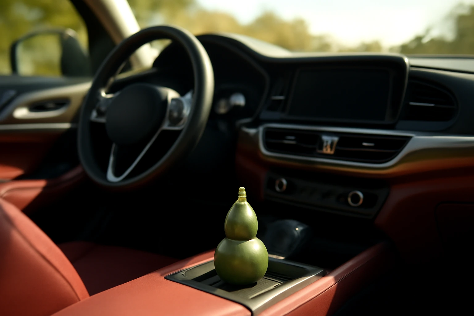 Vật hộ mệnh trên ô tô: đặt ở đâu để không vướng tầm nhìn, không văng khi phanh, không cản túi khí
